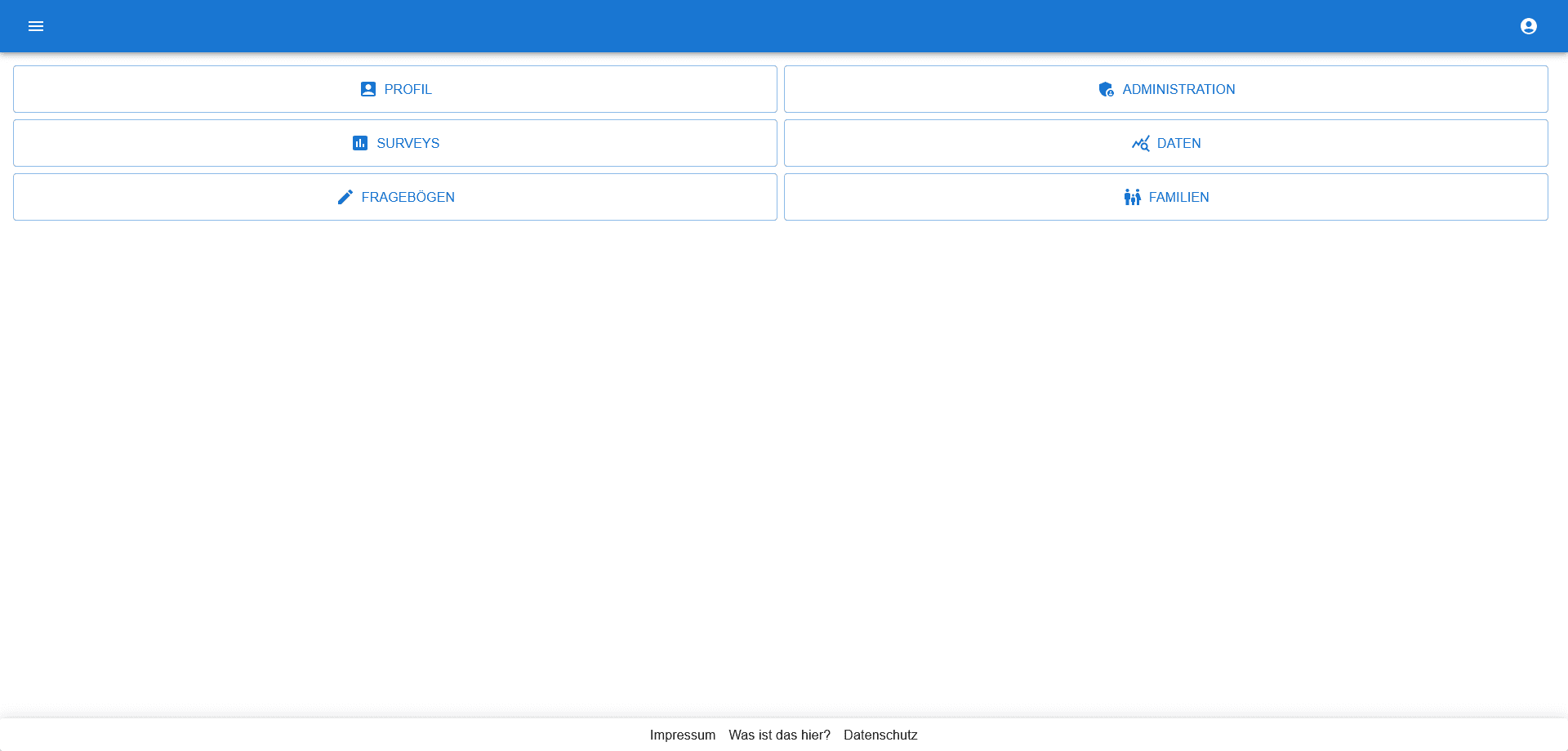 Screenshot der Anwendung